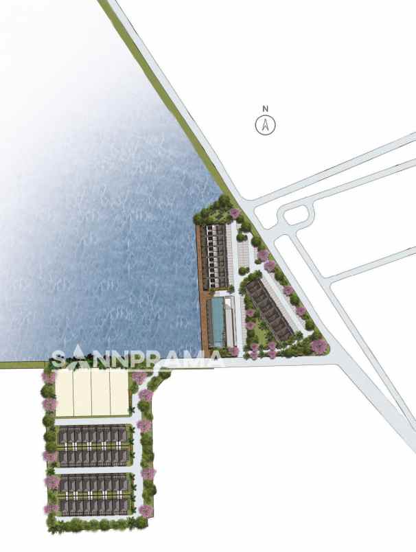 dijual rumah pantai mutiara