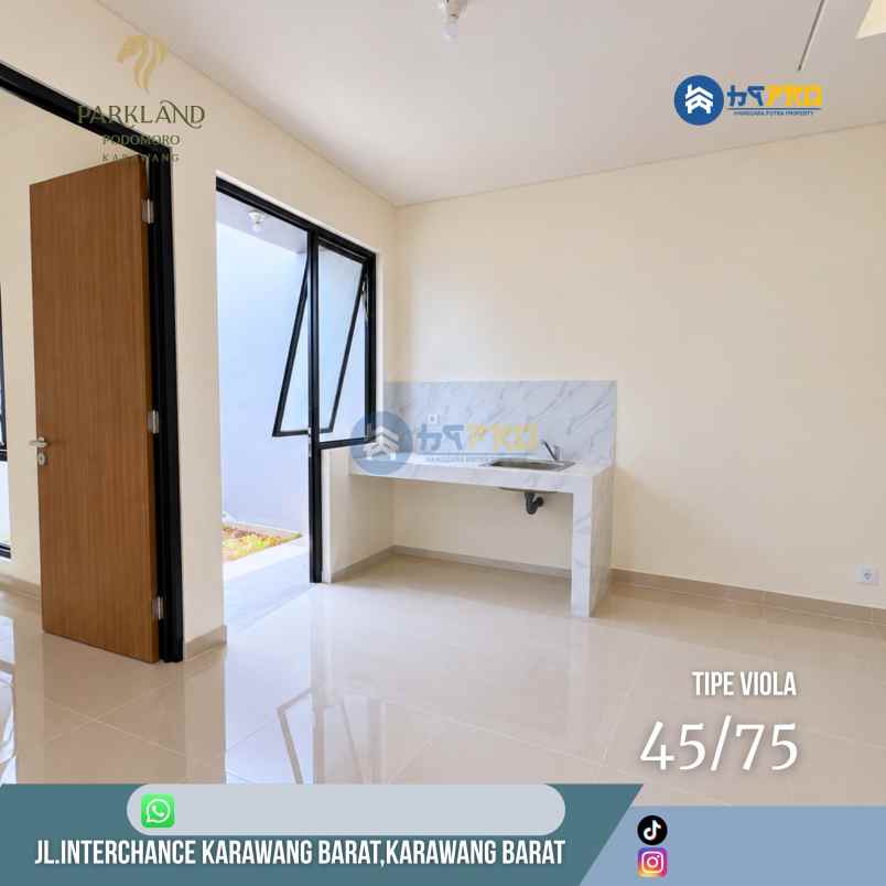 dijual rumah parkland podomoro