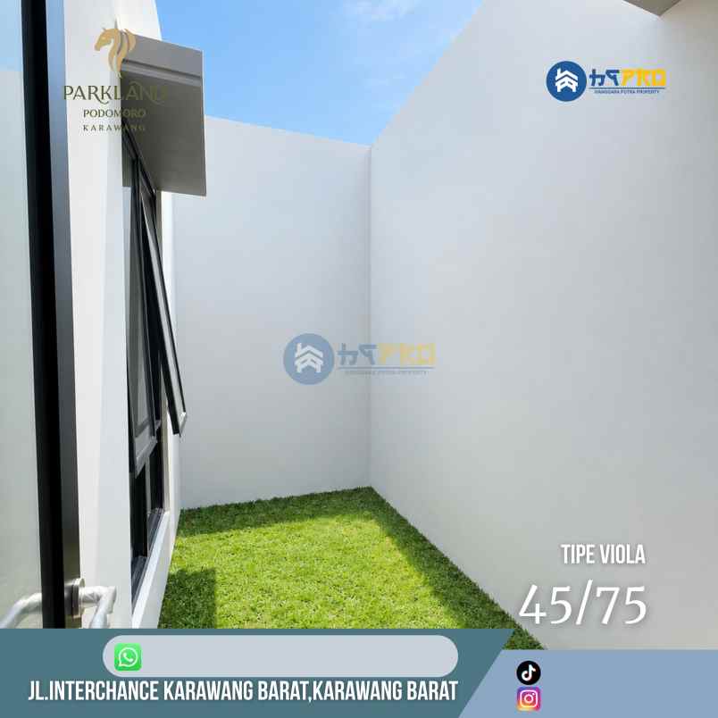 dijual rumah parkland podomoro