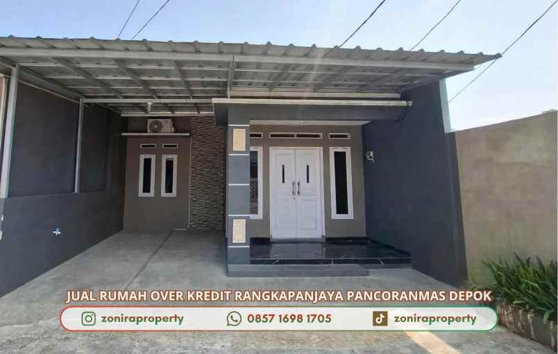 dijual rumah rangkapanjaya pancoranmas