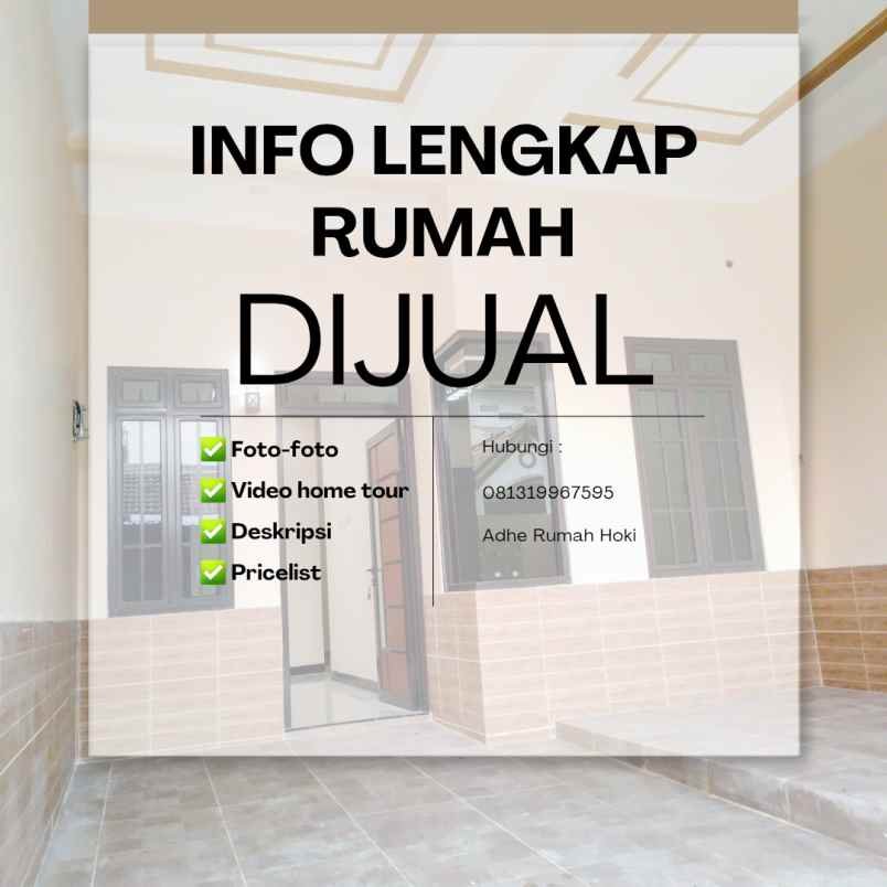 dijual rumah ready 400 juta di kota bogor