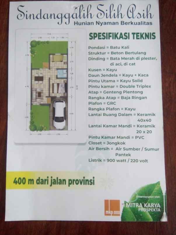 dijual rumah sindanggalih