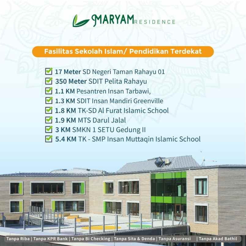 dijual rumah taman rahayu kec setu kab