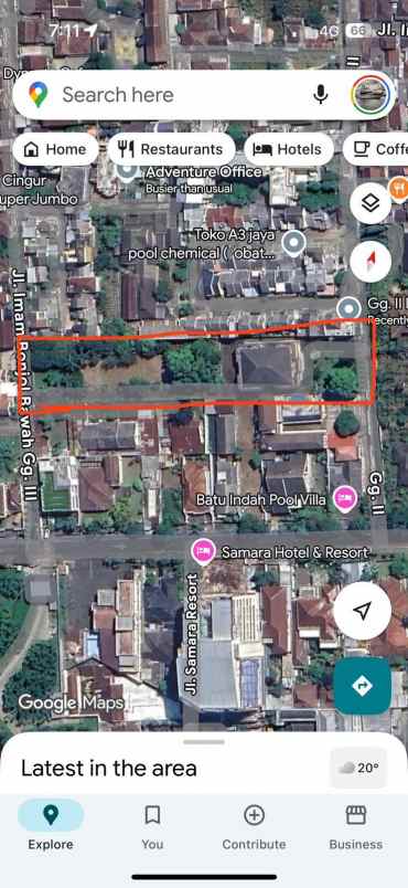 dijual tanah di batu