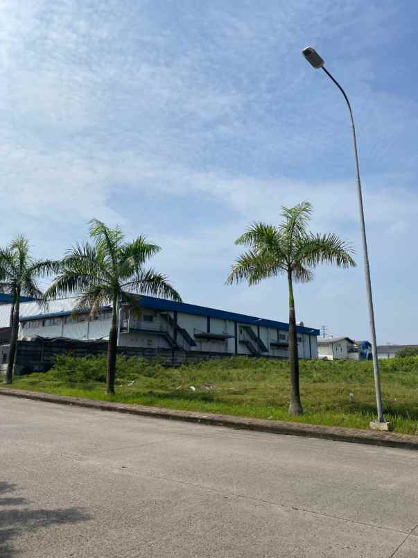 dijual tanah industri modern cikande