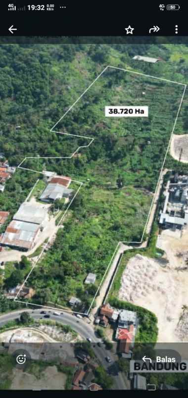 dijual tanah jl nasional iii pamucatan