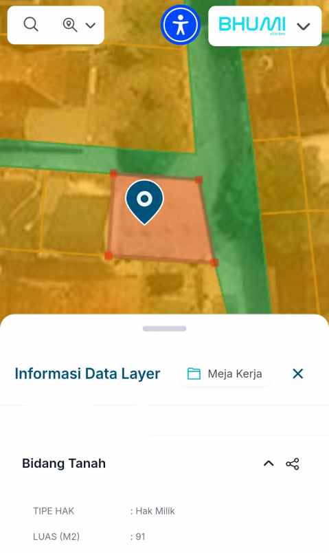 dijual tanah jl parangtritis km 10