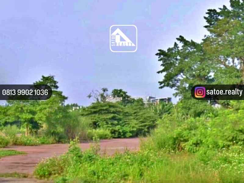 dijual tanah jl raya bogor km 46 cibinong