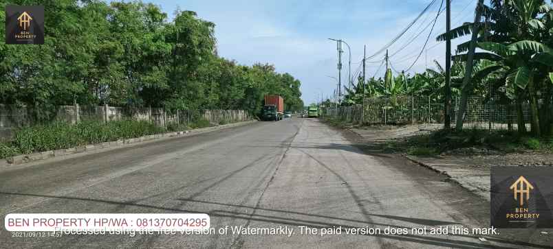 dijual tanah jl raya cakung cilincing