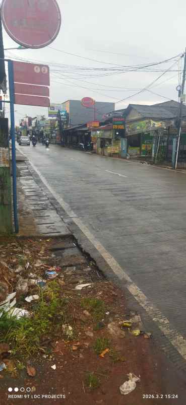 dijual tanah jl raya narogong