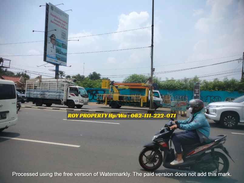 dijual tanah jl raya serpong pd jagung