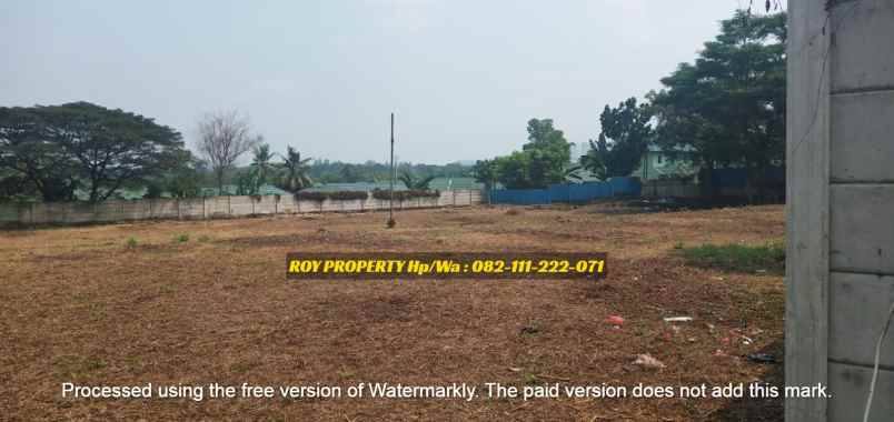 dijual tanah jl raya serpong pd jagung