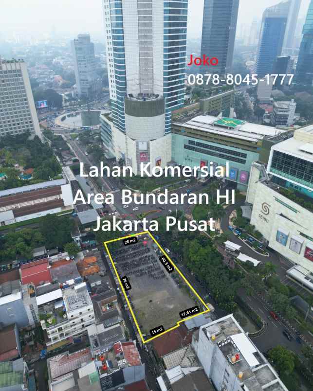 dijual tanah jl thamrin