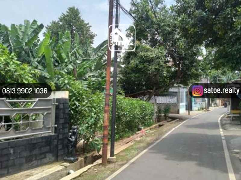 dijual tanah kanmpung kramat setu