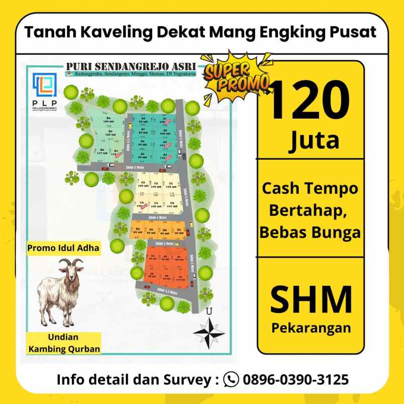 dijual tanah kedungprahu sendangrejo