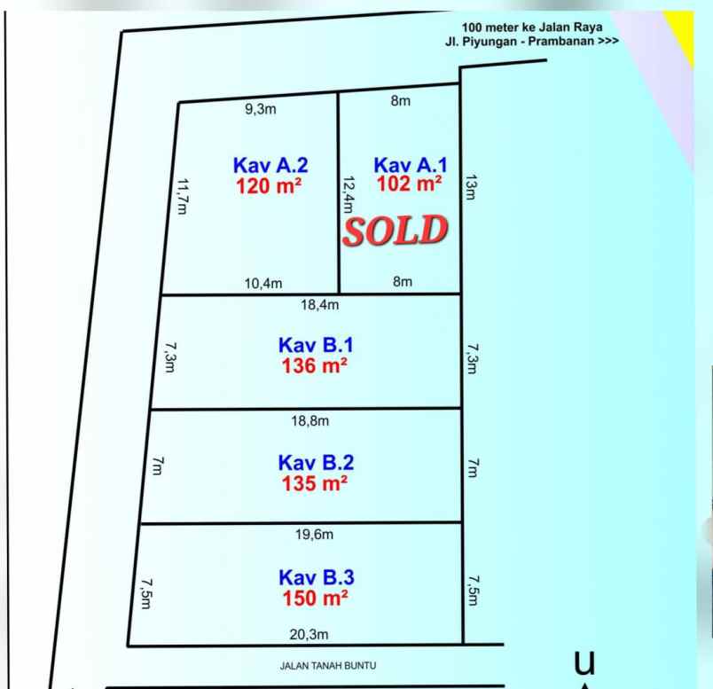 dijual tanah pesantren mbs