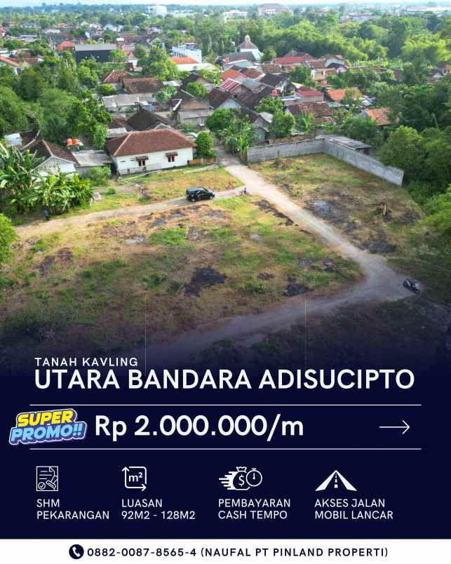 dijual tanah sorogenen ii purwomartani