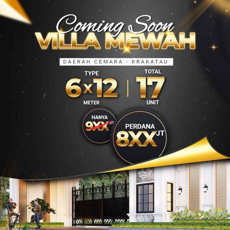 dijual villa deli suites daerah cemara