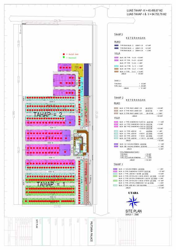 dijual villa mutiara palace tahap 3