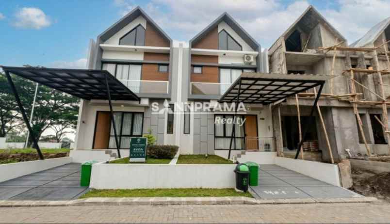 hunian dengan view gunung salak di kota bogor