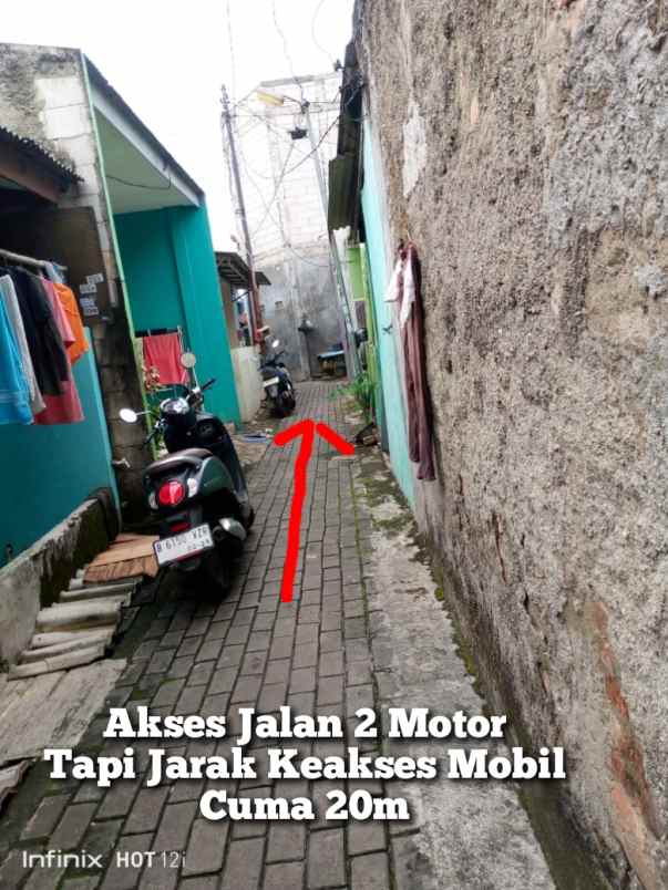 jual cepat rumah kontrakan 2 pintu