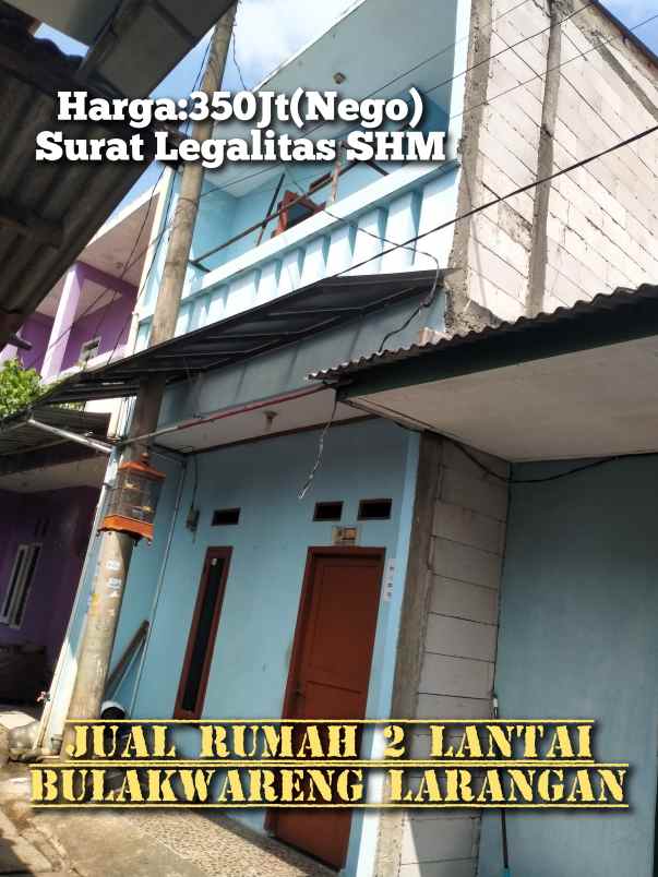 jual cepat rumah second 2 lantai