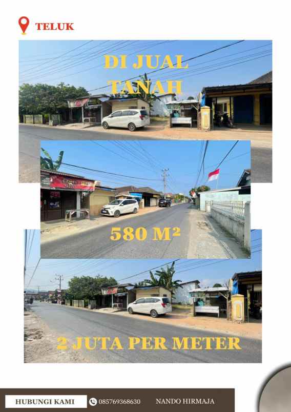 jual tanah kavling daerah teluk betung