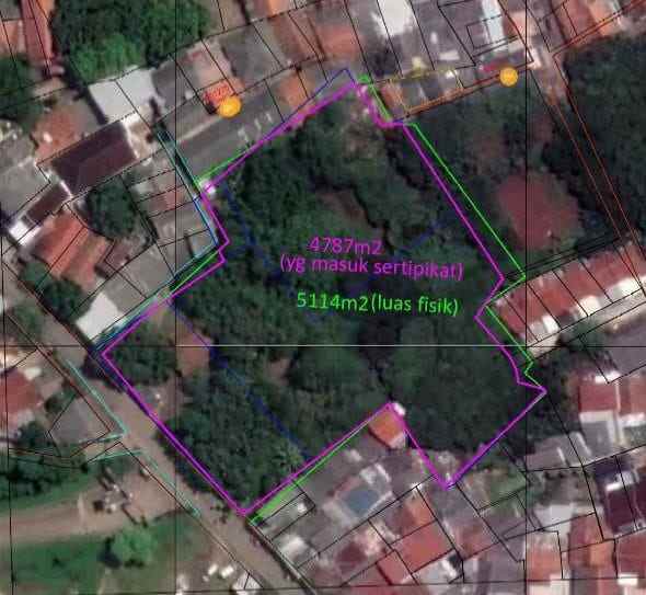 jual tanah komersil di area rangkapan jaya baru