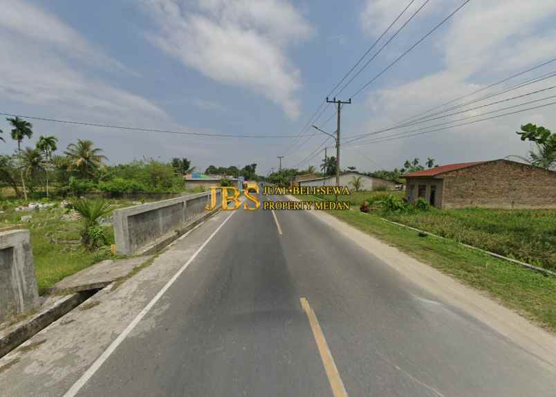 jual tanah kosong di jalan rumbia daerah batang kuis