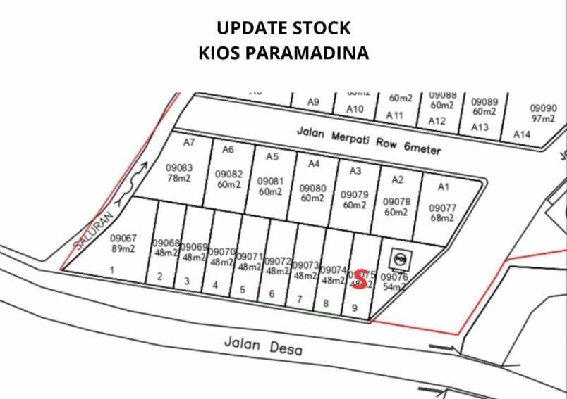 kios murah pinggir jalan cor di sepang ciracas