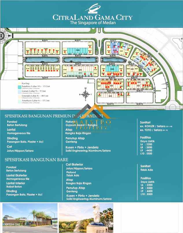 new type cluster sentosa cove citraland gama city