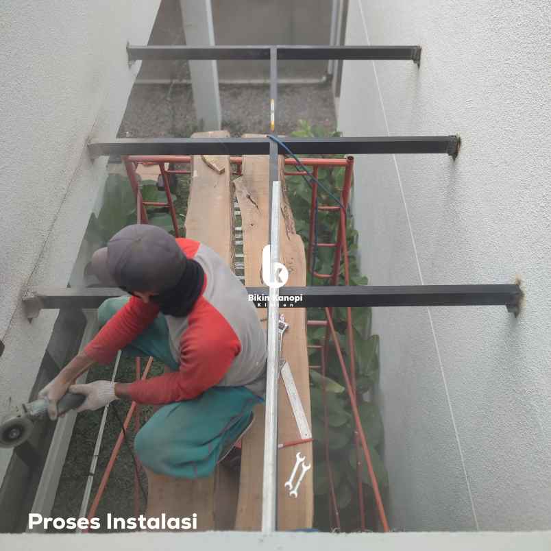 pasang kanopi solarflat sleman yogyakarta