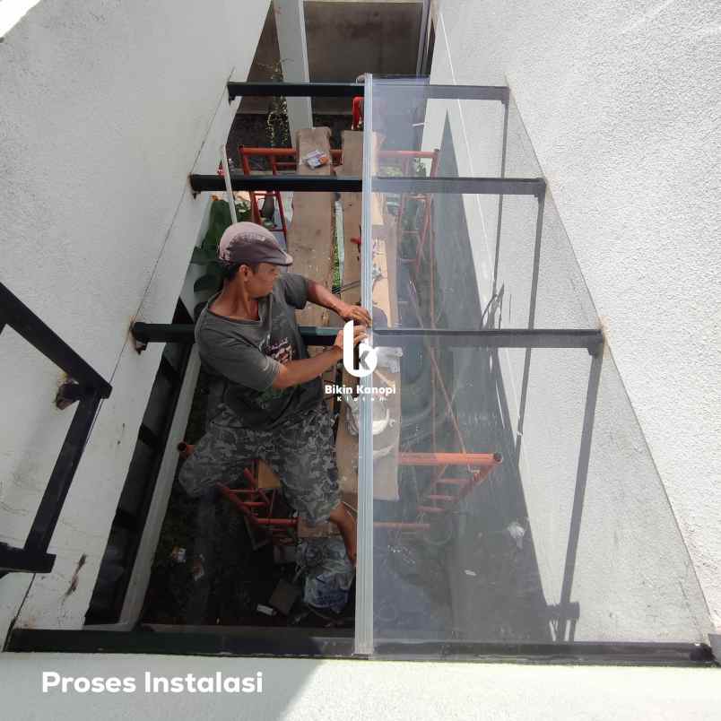 pasang kanopi solarflat sleman yogyakarta