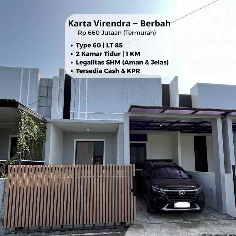 perumahan baru jogja timur karta virendra berbah lt 85