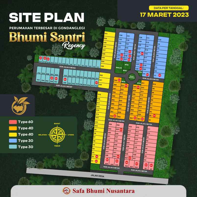 perumahan terbesar daerah gondanglegi malang