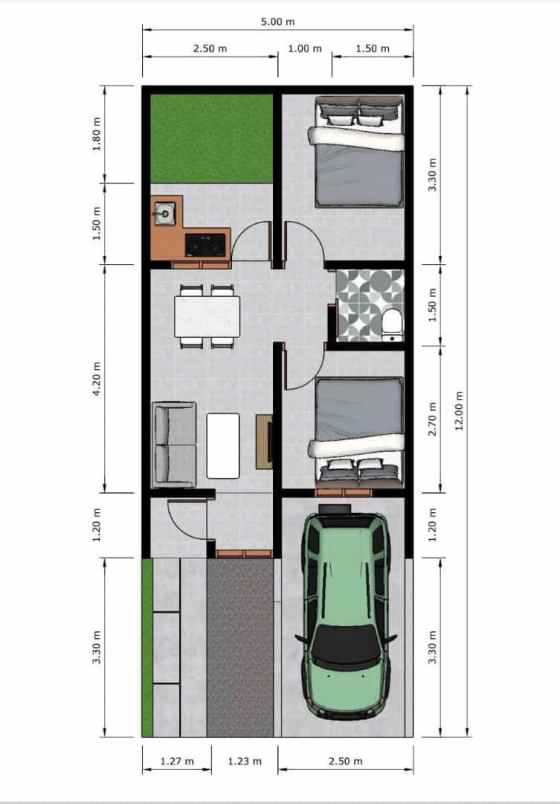 pesona ayana rumah minimalis modern di bekasi