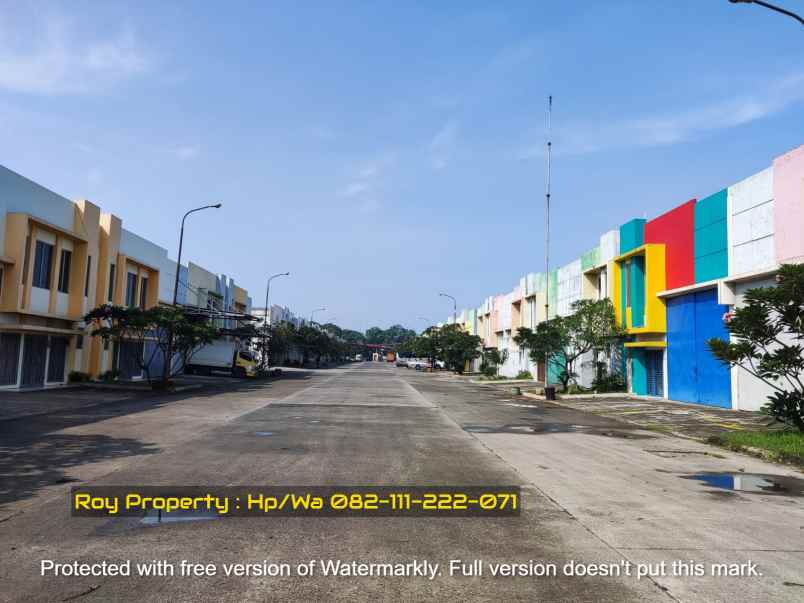 ruko gudang kantor pergudangan sentra prima