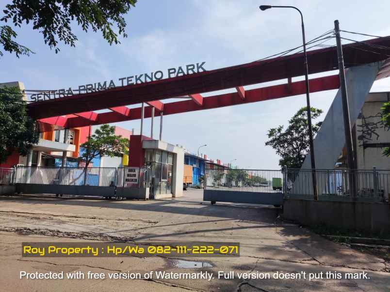 ruko gudang kantor pergudangan sentra prima