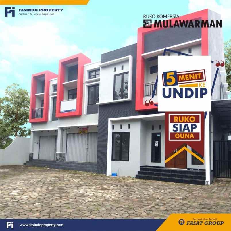 ruko mulawarman strategis siap guna dekat kampus undip