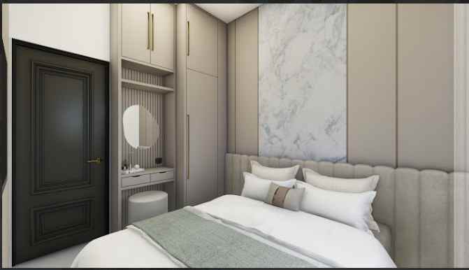 rumah clasik 2 lantai nempel tol cijago depok