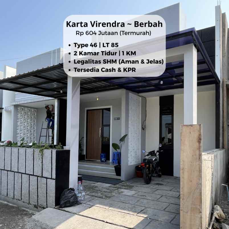 rumah dekat candi prambanan karta virendra tipe 60 85