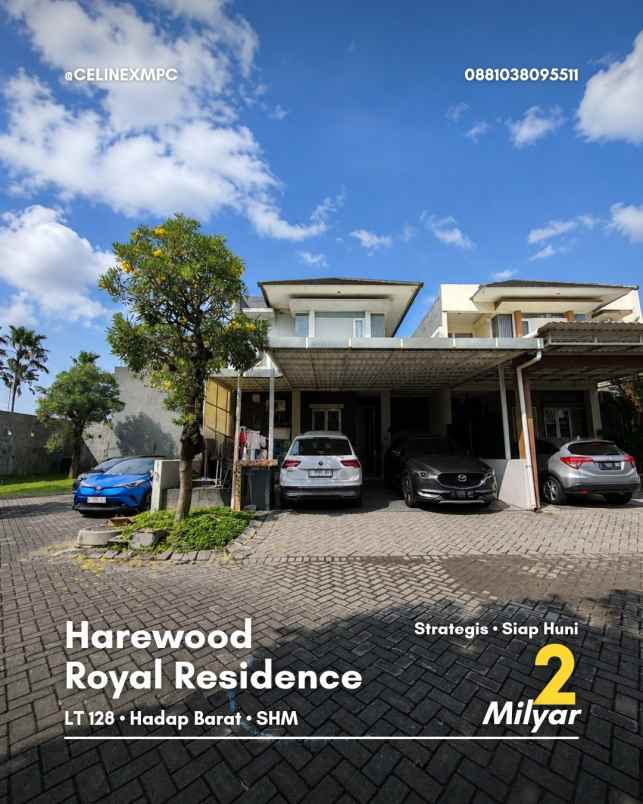 rumah harewood royal residence strategis siap huni