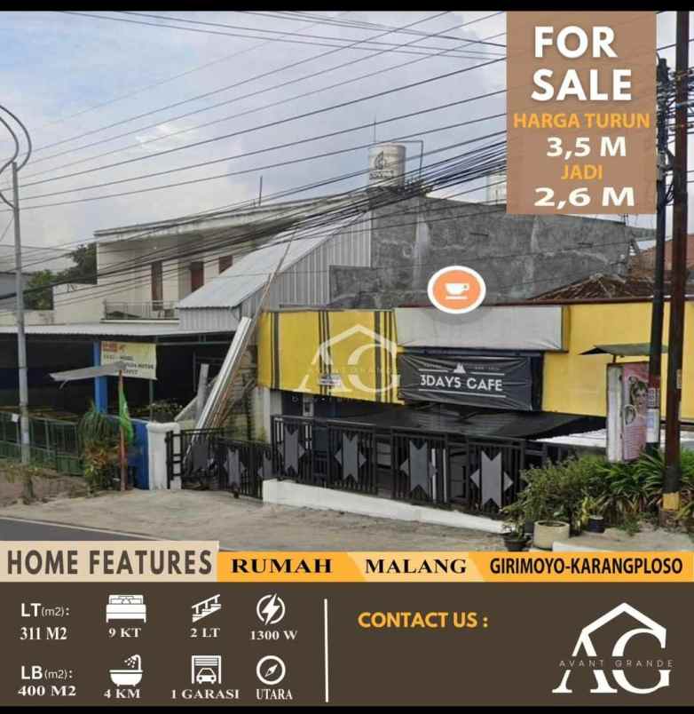 rumah kost dan ruko karangploso