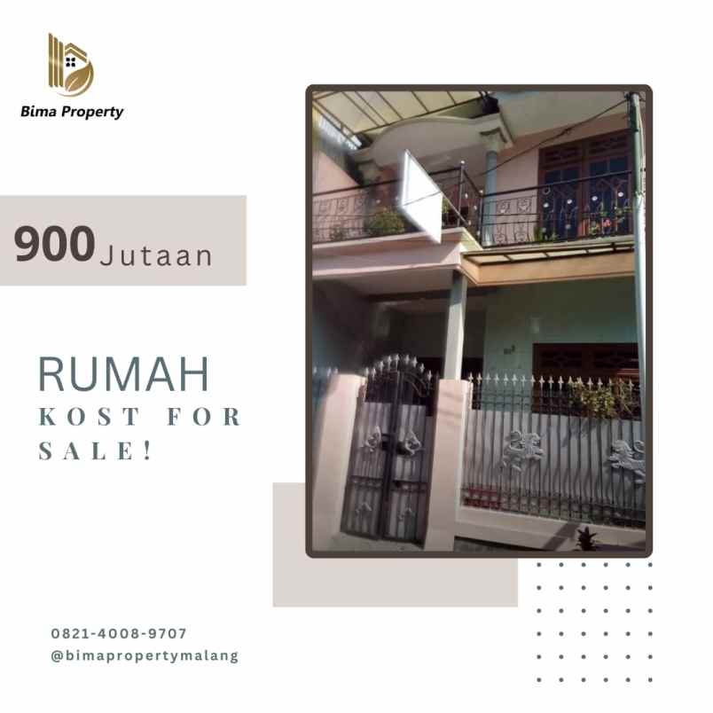 rumah kost malang lingkungan asri dan damai