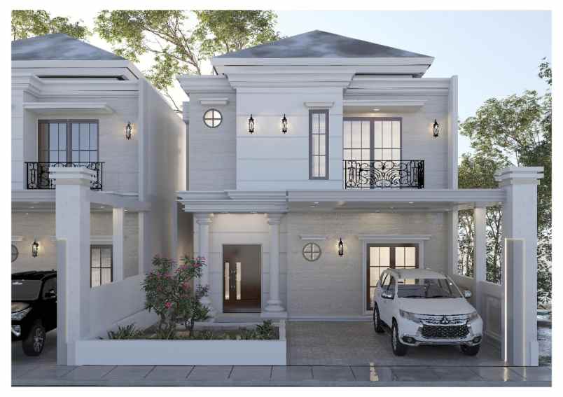 rumah mewah di jl cemara gading komplek pemda