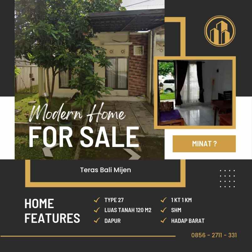 rumah minimalis siap huni teras bali mijen semarang