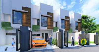 rumah modern kontemporer nempel kawasan galuh mas