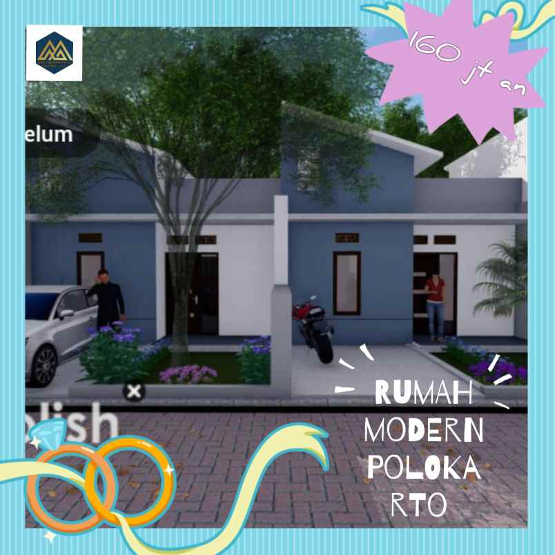 rumah murah dekat kantor kecamatan polokarto sukoharjo