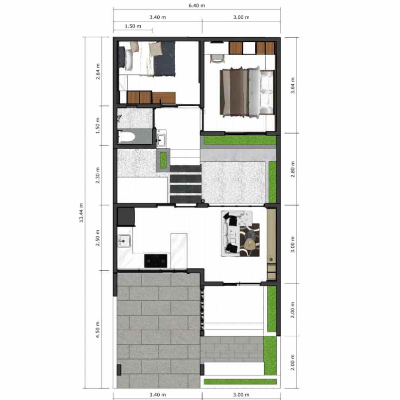 rumah pesan bangun jogja area berbah tipe 60 85