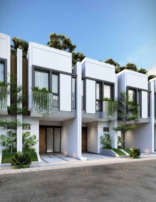 rumah scandinavia dekat stasiun depok